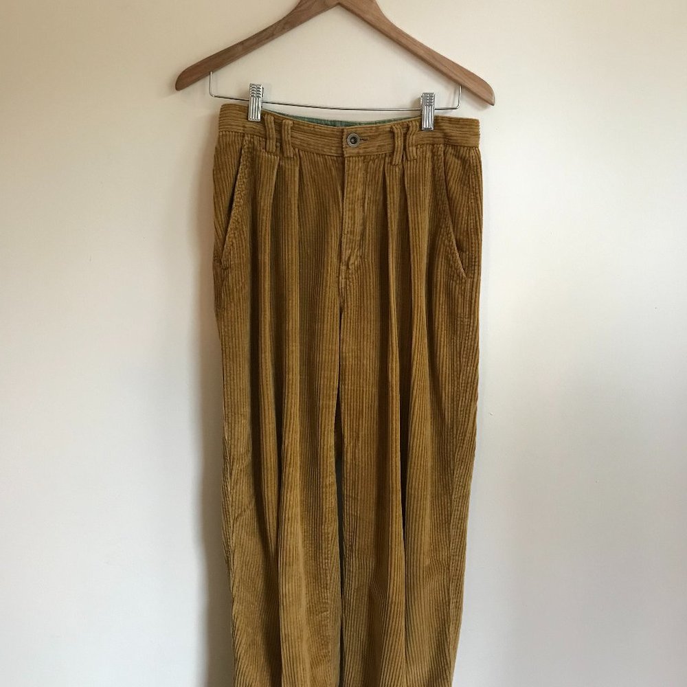 Vintage High-waisted Corduroy Trousers